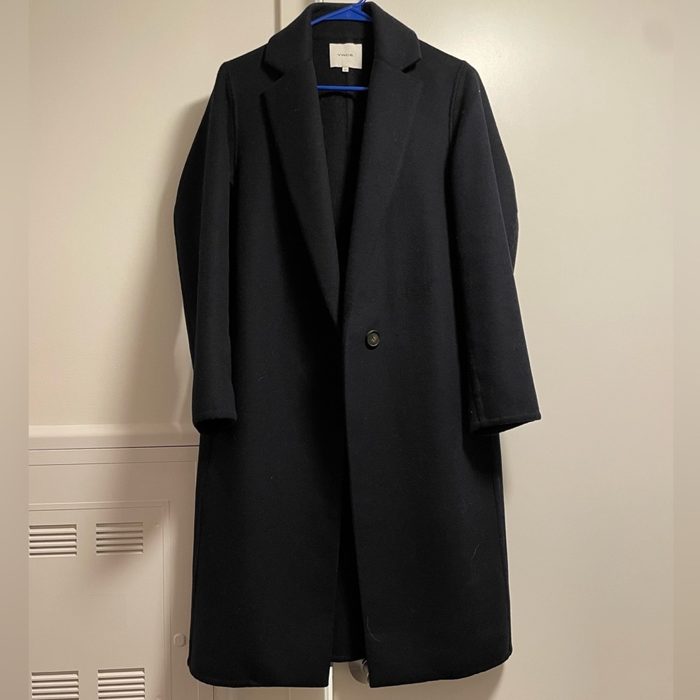 Vince classic coat xs coastal blue